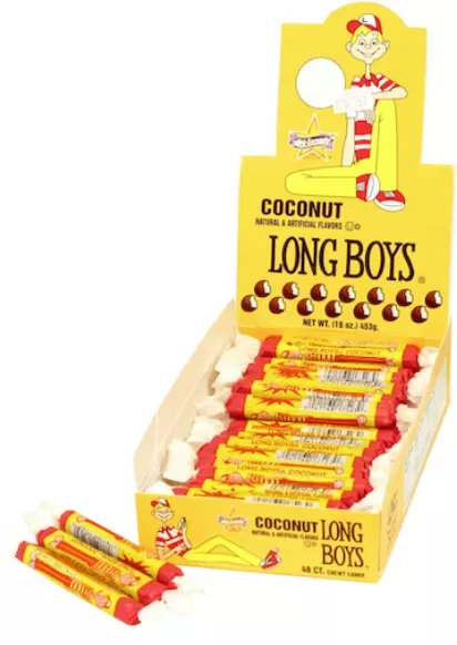Long Boys Coconut Chewy Candy - 16 oz 48ct