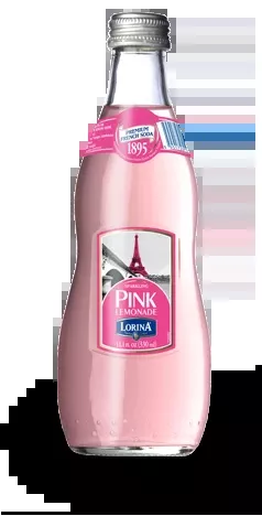 Lorina Premium French Soda Sparkling Pink Lemonade, 1LT