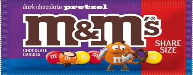 M&M's Dark Chocolate Pretzel King Size - 2.83 oz 24ct