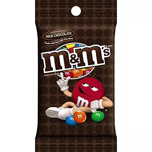 M&M's Plain Peg Bag 5.3 oz Single Bag