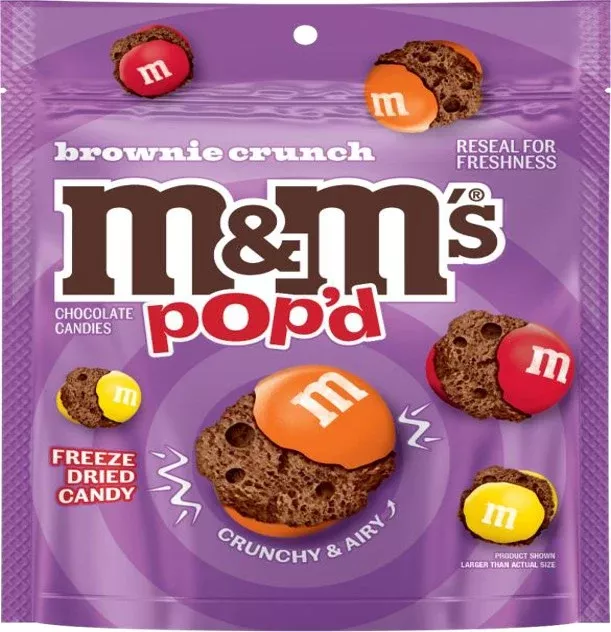 M&M's Popp'd Brownie Chocolate Snack - 5.5 oz