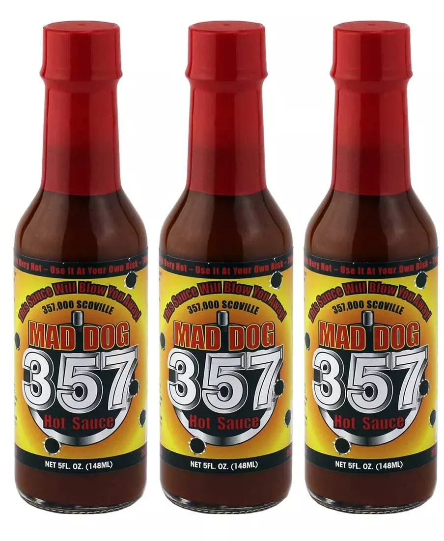 Mad Dog 357 Hot Sauce 5Oz, 3 Pack