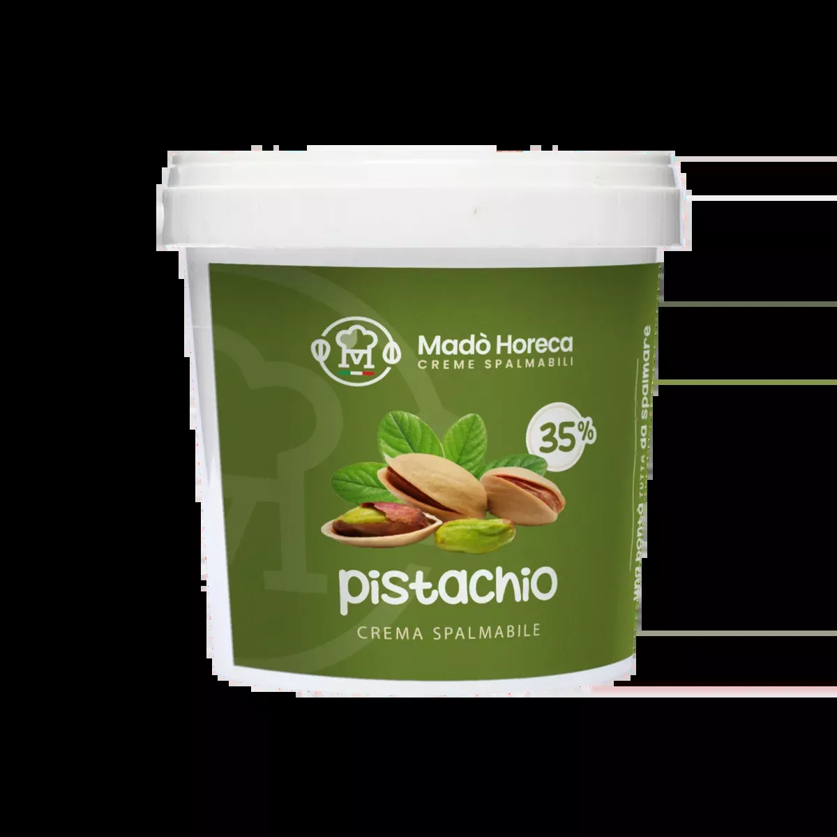 Mado Pistacchiello – Pistachio Cream Spread, 35% Pistachio, Gluten Free, Non-GMO, 3kg Bucket