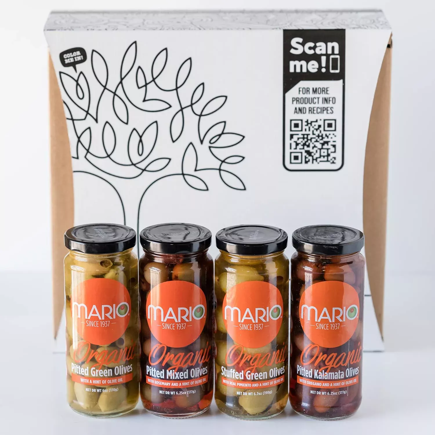 Mario Camacho Olive Gift Box, 6.25 Oz, (Pack Of 4)