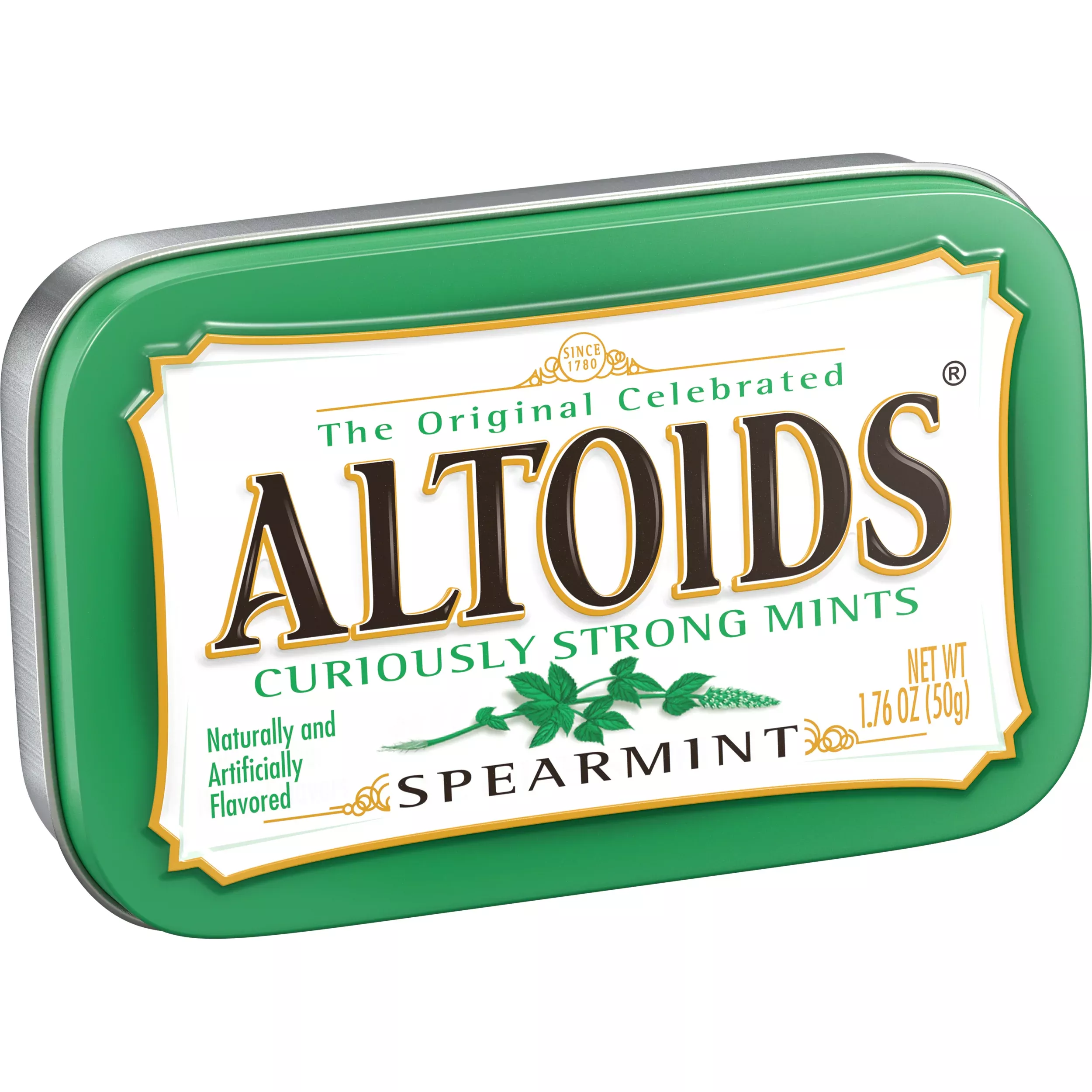 Mars Wrigley Altoids Mints Spearmint 1.76 Ounce Size - 144 Per Case