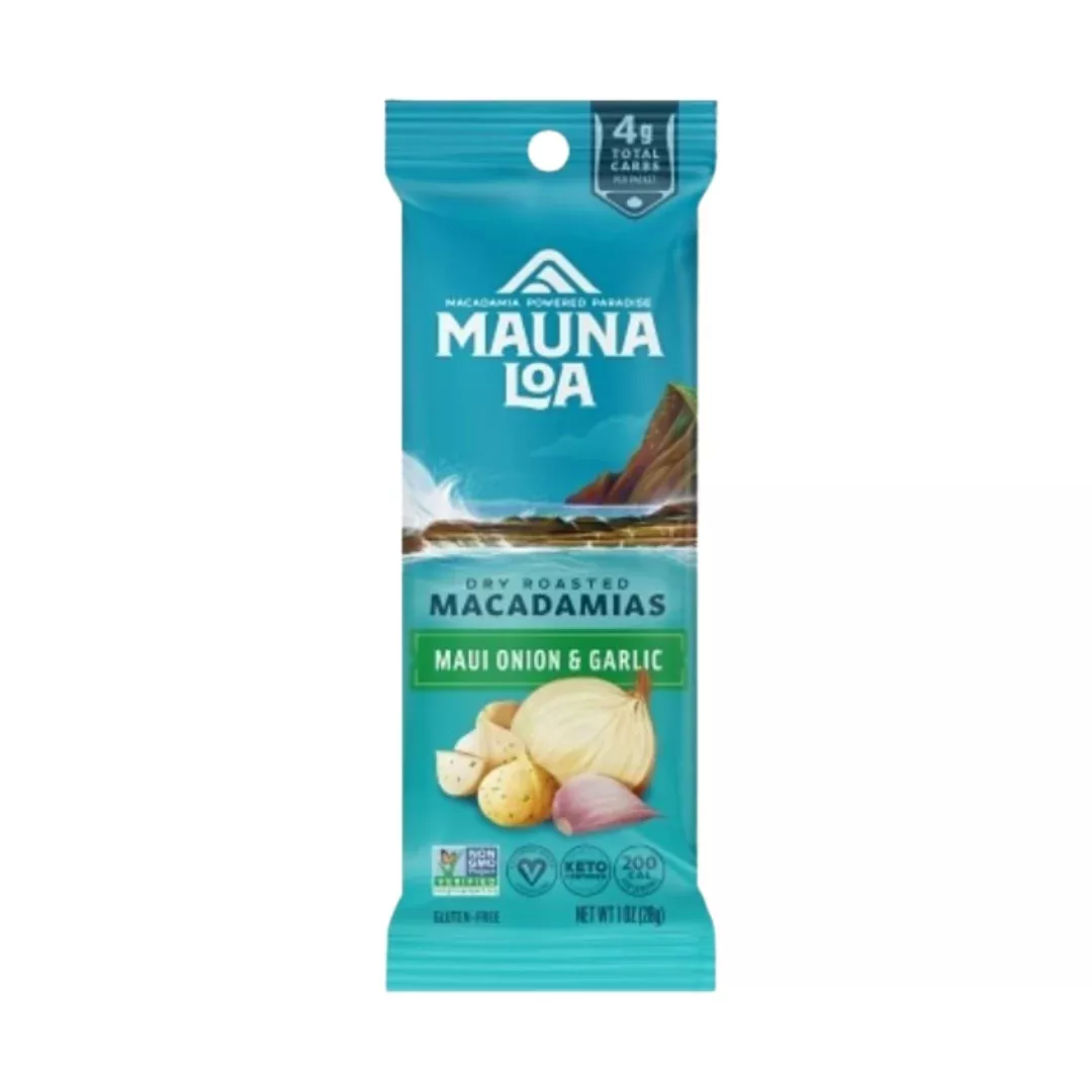 Mauna Loa Macadamia Nuts Onion Garlic - 1 oz 12ct