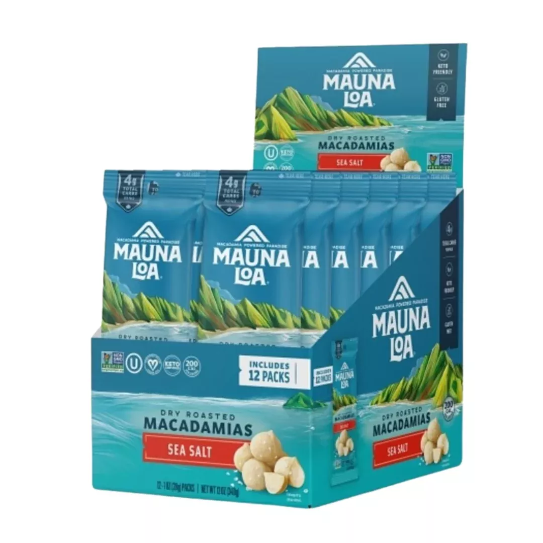 Mauna Loa Macadamia Nuts Sea Salt - 1 oz 12ct