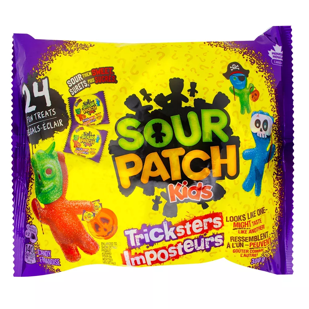 Maynards Sour Patch Kids Tricksters Fun Treats - 24ct