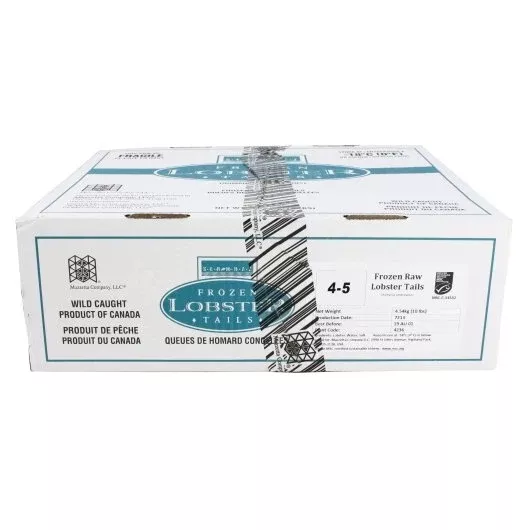 The Mazzetta Company Seamazz 4 to 5 Ounce Canadian Lobster Tail, 10 Pound Case