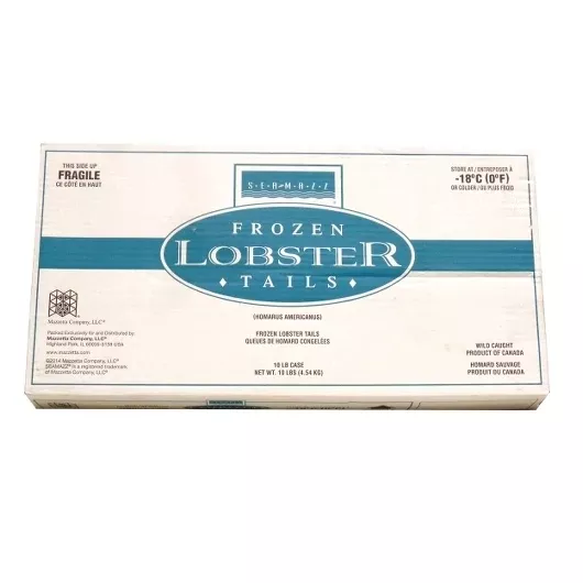 The Mazzetta Company Seamazz 5 to 6 Ounce Lobster Tail - 10 Pound