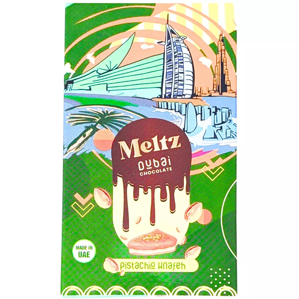 Meltz Dubai Chocolate Pistachio Knafeh - 75g
