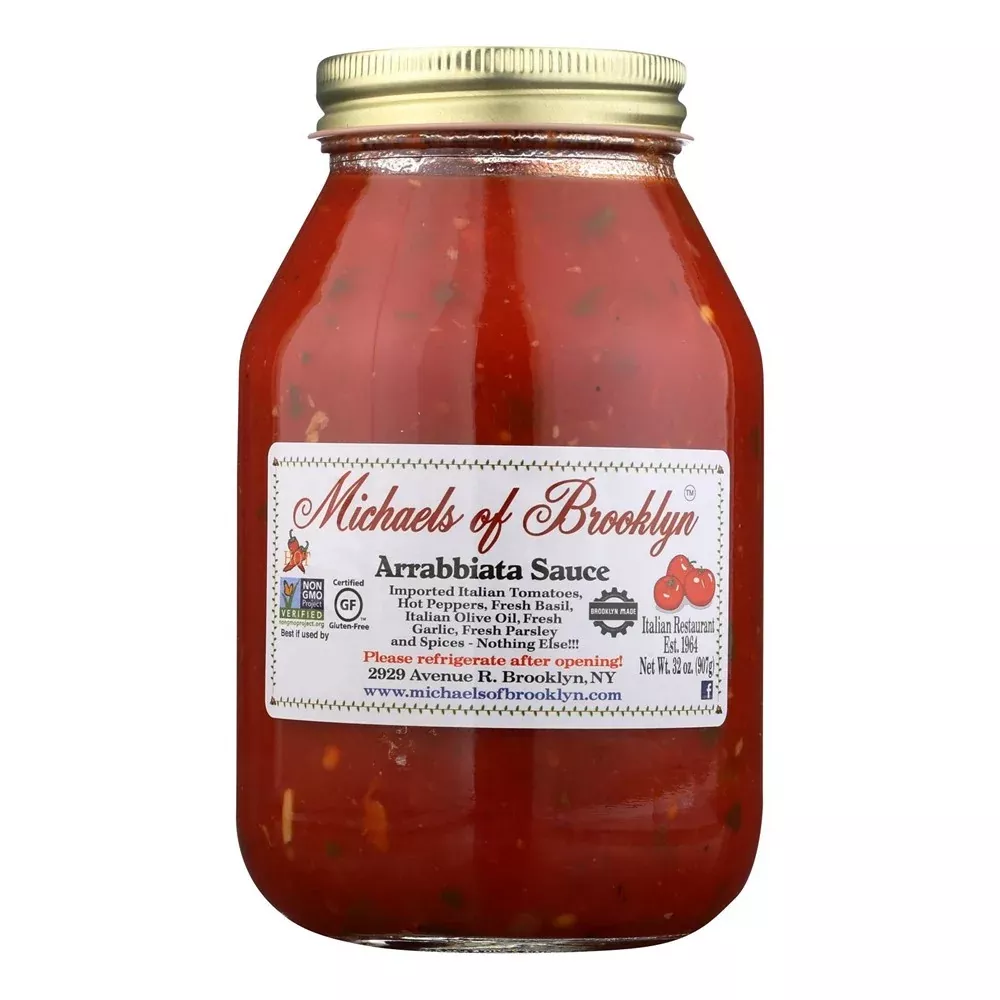 Michaels Of Brooklyn Arrabbiata Sauce - Case of 6 - 32 OZ