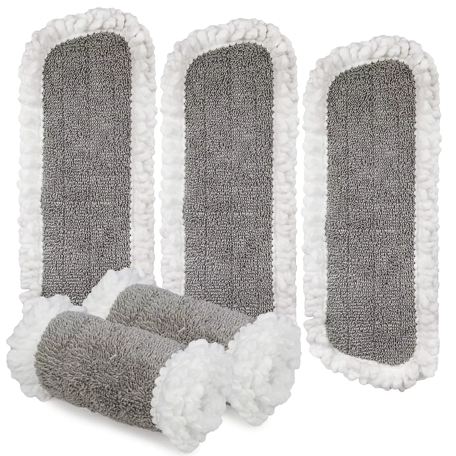 Microfiber Spray Mop Pad Refills, Domi-Patrol Microfiber Mop Head Replacement For Wet Dry Mop, Spray Mop Reusable Washable Pad C