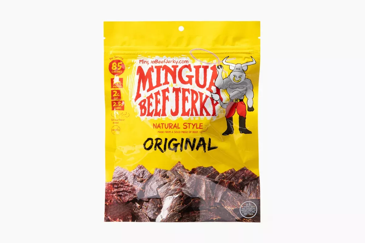 Mingua Mild Beef Jerky, 6 oz Bag