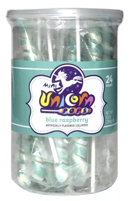 Mini Unicorn Colors Turquoise Candy - 10 oz 24ct