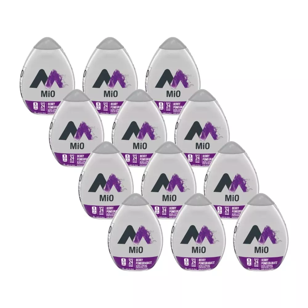 Mio Liquid Water Enhancer, Berry Pomegranate, 1.62 Oz, (Pack Of 12)