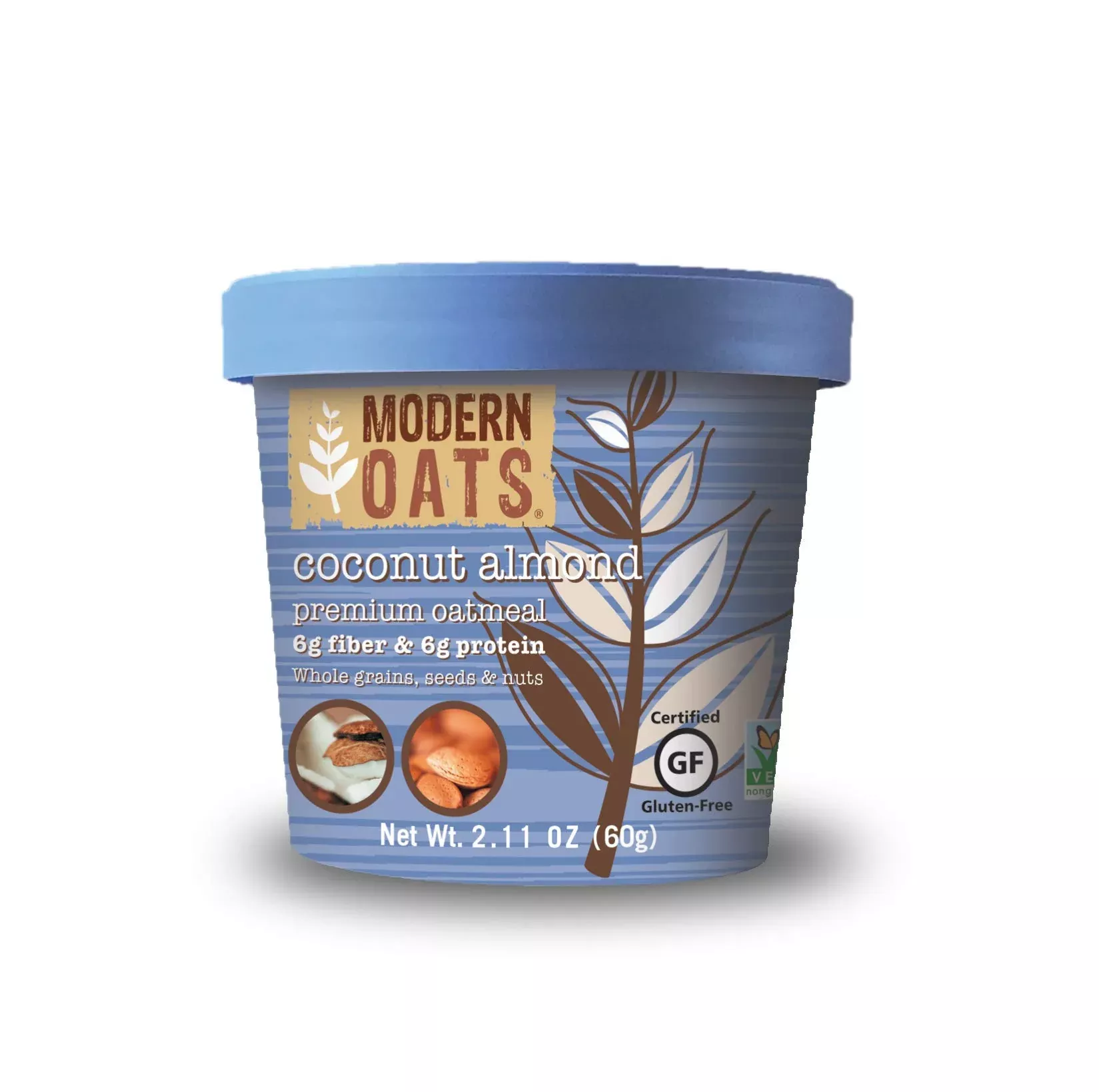 Modern Oats Coconut Almond Premium Oatmeal (Pack Of 12)