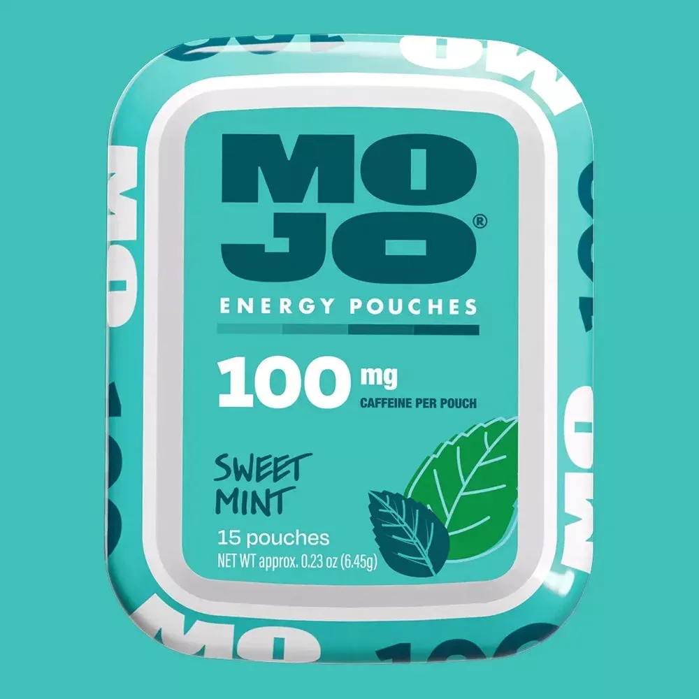 Mojo Sweet Mint Energy Pouches – 100mg, 5-Pack