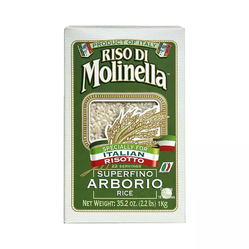 Molinella Italian Arborio Rice, 2.2-Pound Boxes, Pack Of 4