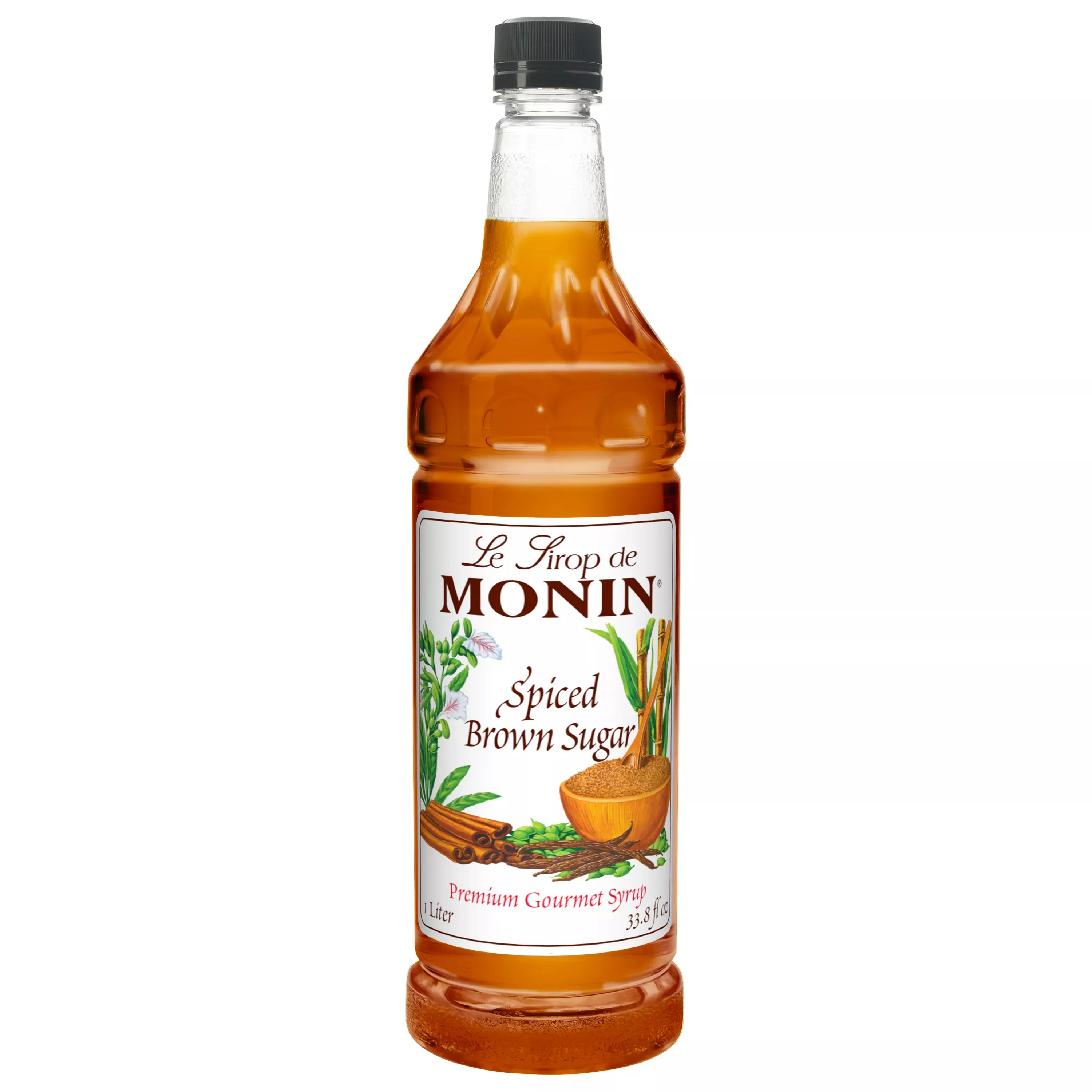 Monin Spiced Brown Sugar Pack L 1 Liter - 4 Per Case