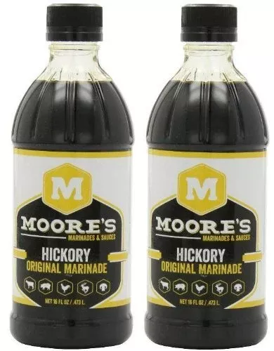 Moores Hickory Original Marinade 16 Fl Oz (Pack Of 2)