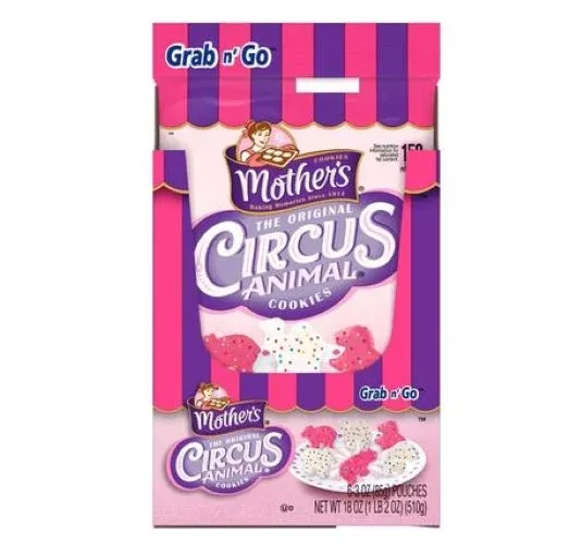 Mother's Animal Cookies Classic Frosted - 06/BOX