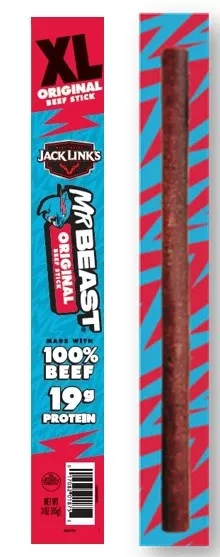 MrBeast Jack Link's Beef Stick - 3 oz 12ct