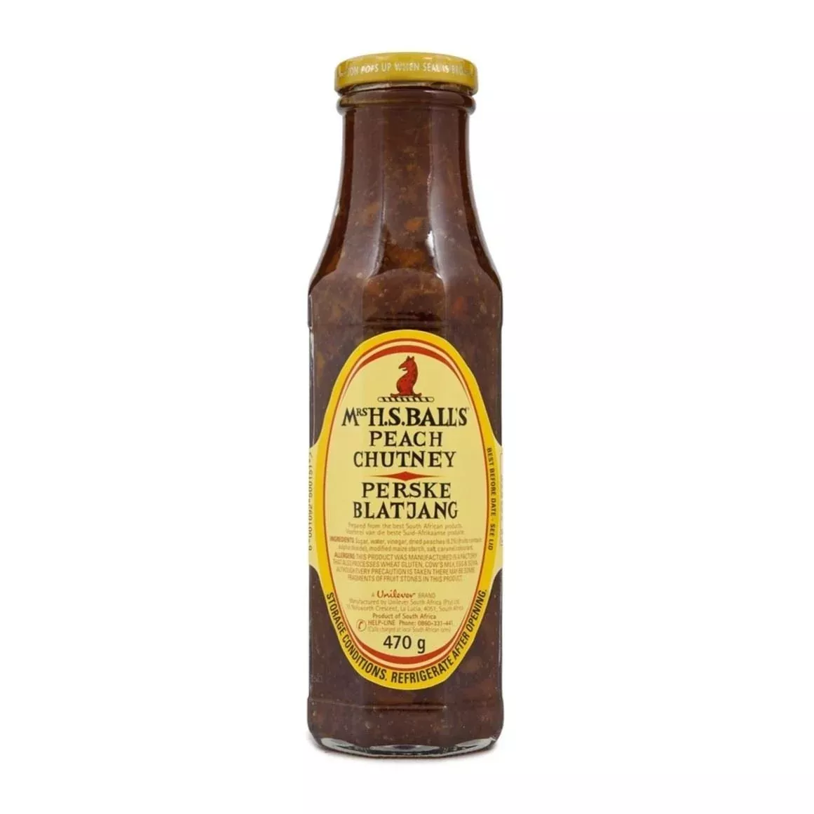 Mrs Balls Peach Chutney (2 X 470G Pack)