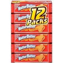 Nabisco, Nutter Butter, Peanut Butter Sandwich Cookies, 12 Count, 16.7Oz Box (Pack Of 2)