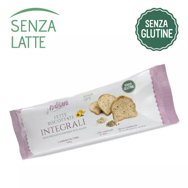 Natisani Fette Biscottate Gluten Free Whole Buckwheat, Rusks, 3.88 oz | 110g