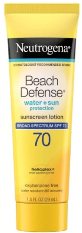 Neutrogena Beach Defense Body Sunscreen Lotion SPF 70 - 1 oz