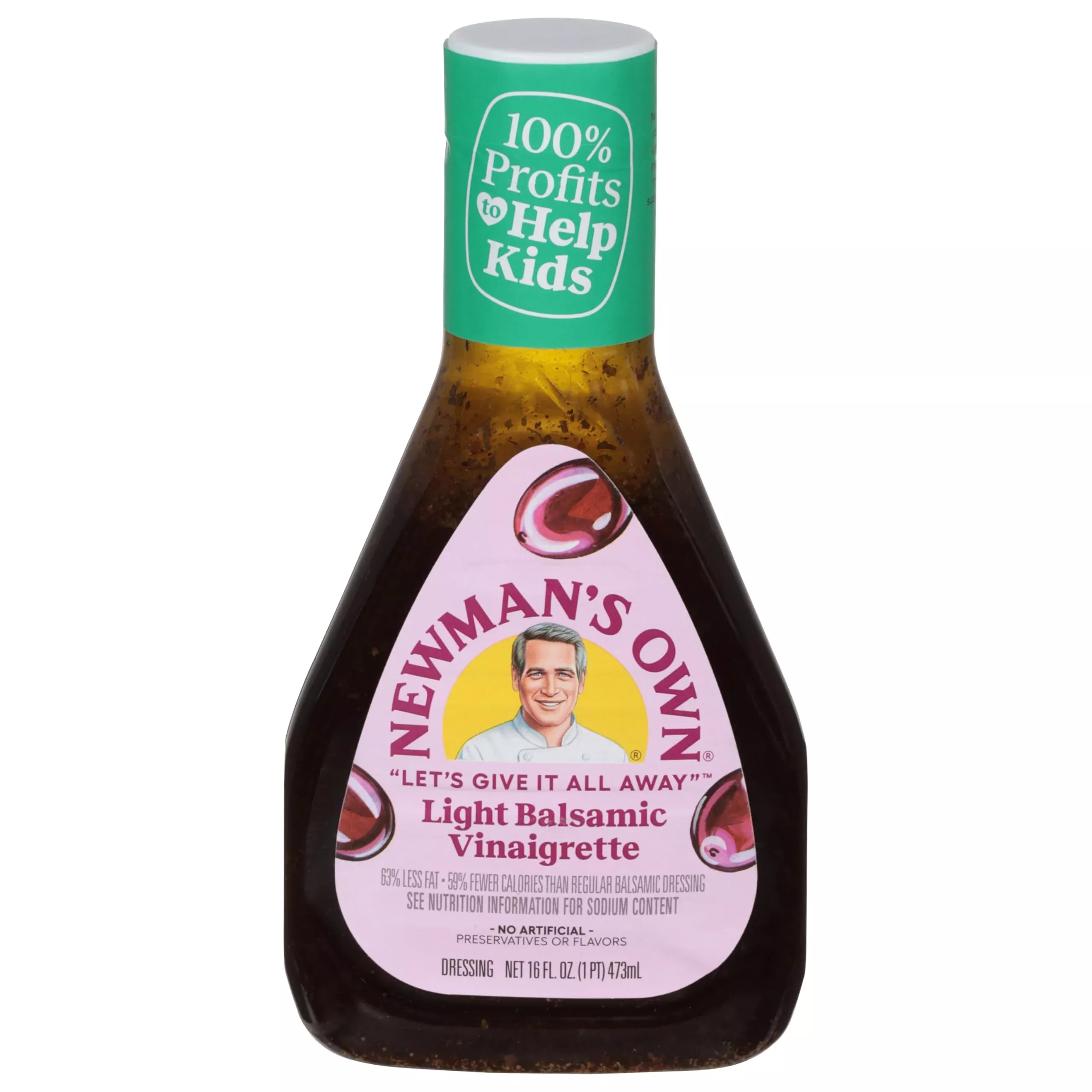 Newman'S Own Lite Balsamic Vinaigrette, 16 Oz