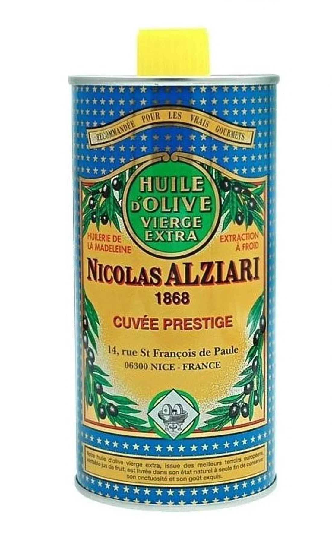 Nicolas Alziari Extra Virgin Olive Oil 16.9 Fl.Oz (500Ml)