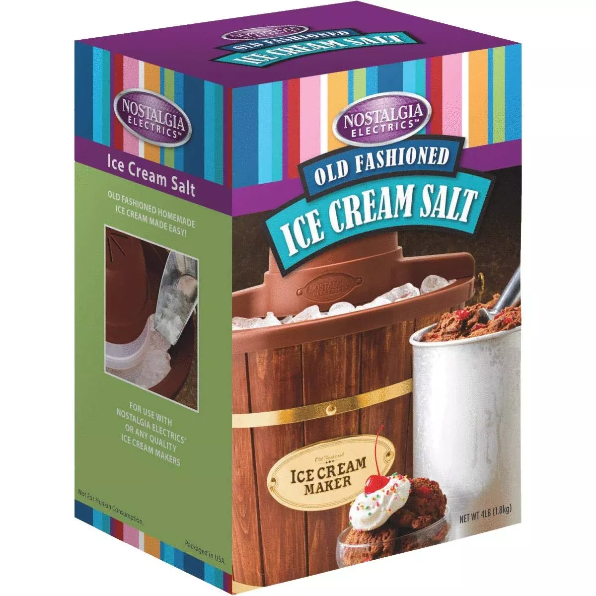Nostalgia Ice Cream Rock Salt, 4Lb, Tub