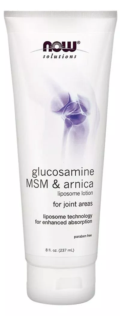 Now Glucosamine, Msm & Arnica Liposome Lotion, 8-Ounce (Pack Of 2)