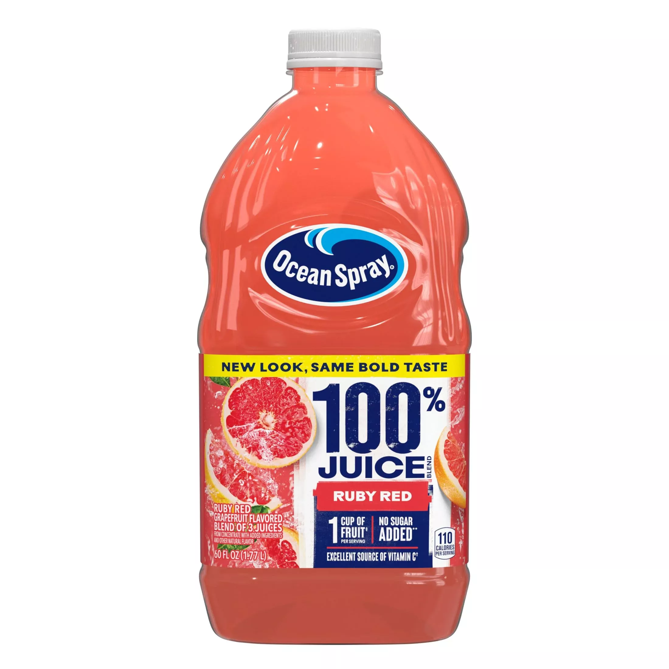 Ocean Spray Ruby Red Grapefruit Drink, 60-Ounce Bottles (Pack Of 8)
