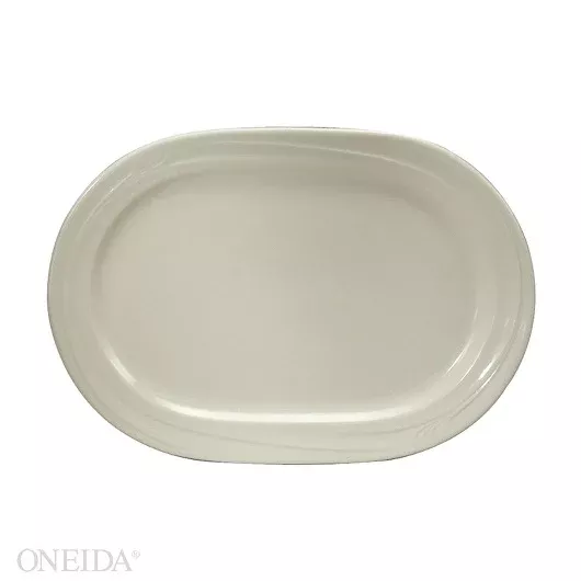 Oneida Platter China Espree Undecorated 1 -12 Each - 1 Per Case