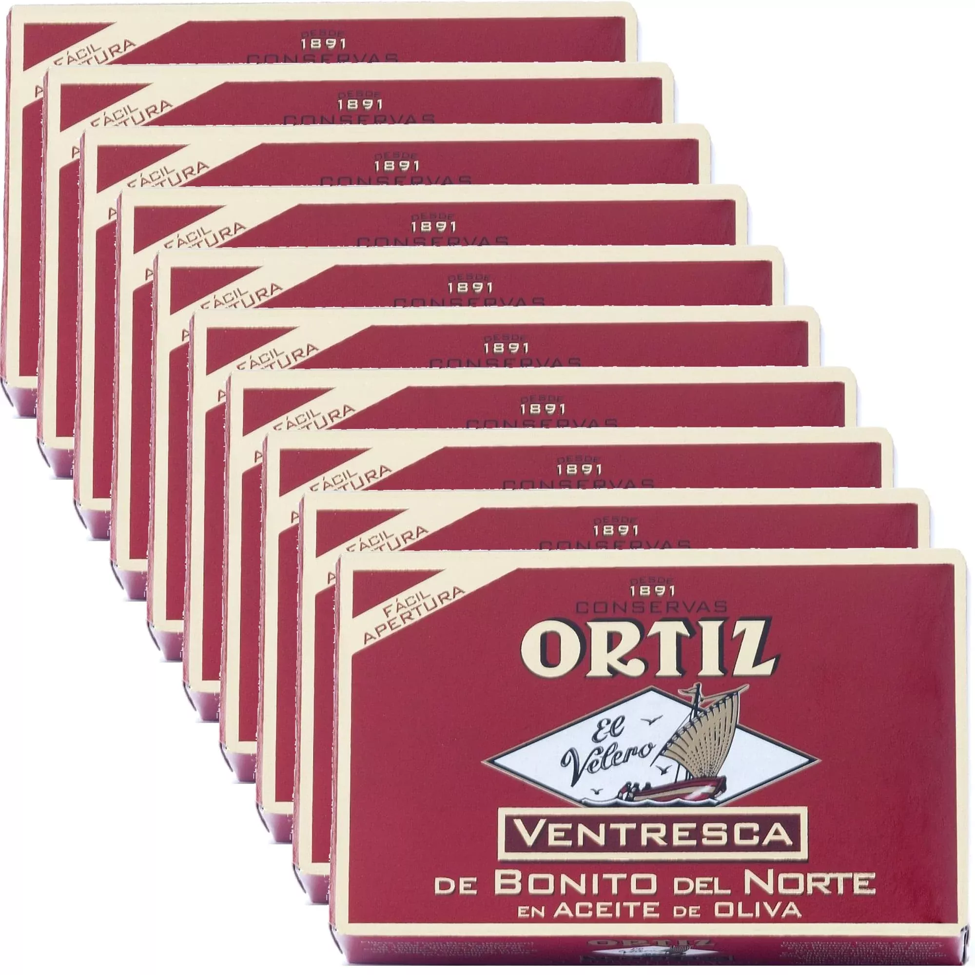 Ortiz Ventresca White Tuna Belly In Olive Oil, Tender Buttery Fillets With Exquisite Flavor, Superior Wild Caught Tuna Packed In Delicate Spanish Olive Oil, 3.88Oz Can (Pack Of 4)