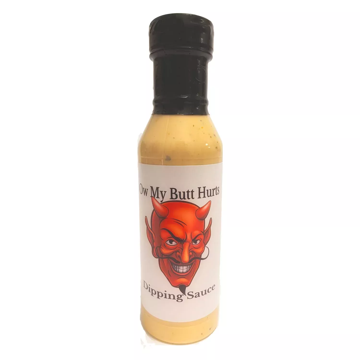 Ow My Butt Hurts Garlic Ghost Chile Ranch Dressing & Dipping Sauce 12 Oz Bottle | Chicken Nuggets Fish Sticks French Fries Wild