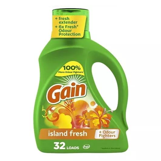 P&g Retail Gain Base Laundry Detergent Liquid High Sudsisland Fresh Aroma Boost 6 - 46 Fo - 46 Fluid Ounce - 6 Per Case