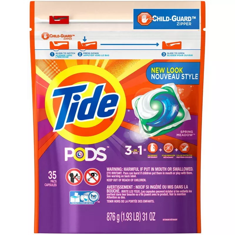 P&g Retail Tide Liquid Pods Spring Meadow 4 - 35 Cnt - 35 Count - 4 Per Case