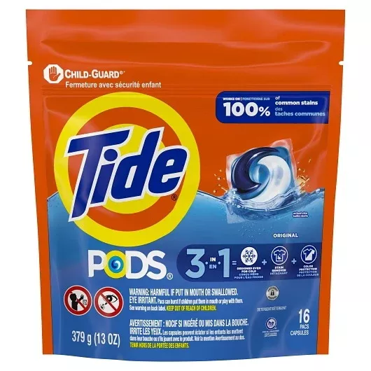 P&g Retail Tide Original Laundry Detergent Liquid Pod 6 - 16 Cnt - 16 Count - 6 Per Case