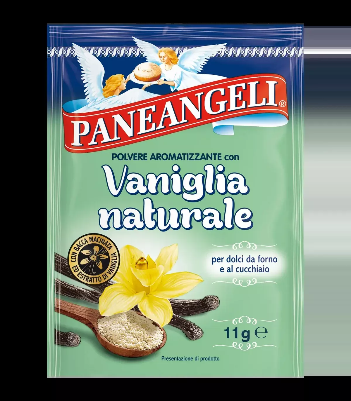Paneangeli Natural Vanilla, Vaniglia Naturale, 11g
