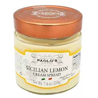 Paolo's Sicilian Lemon Cream Spread, 7.4 oz | 210g