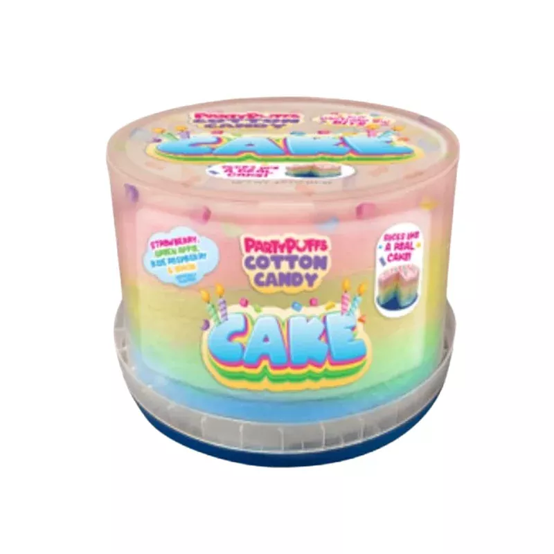 Party Puffs Cotton Candy Cake 4.2 oz. Tub