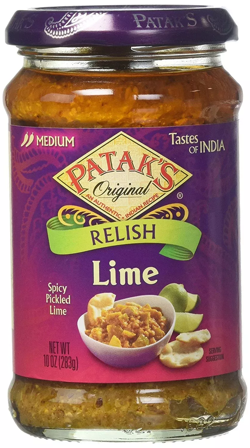 Pataks Hot Pickle, Lime, 10 Ounce