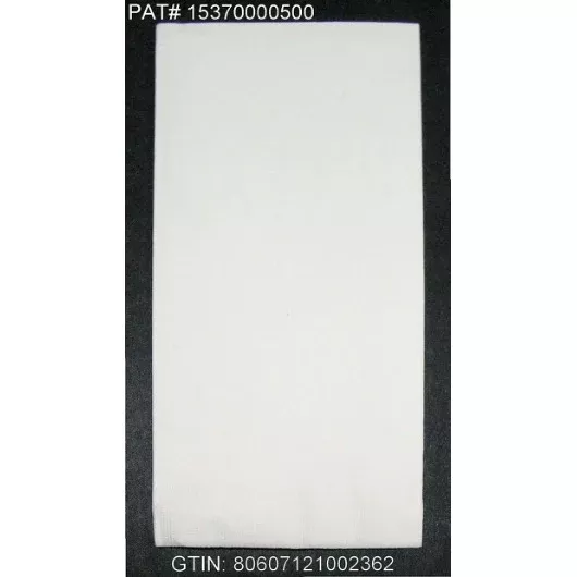 Paterson Paper Paterson White 3 Ply Napkin 2000 - 1 Each - 2000 Per Case