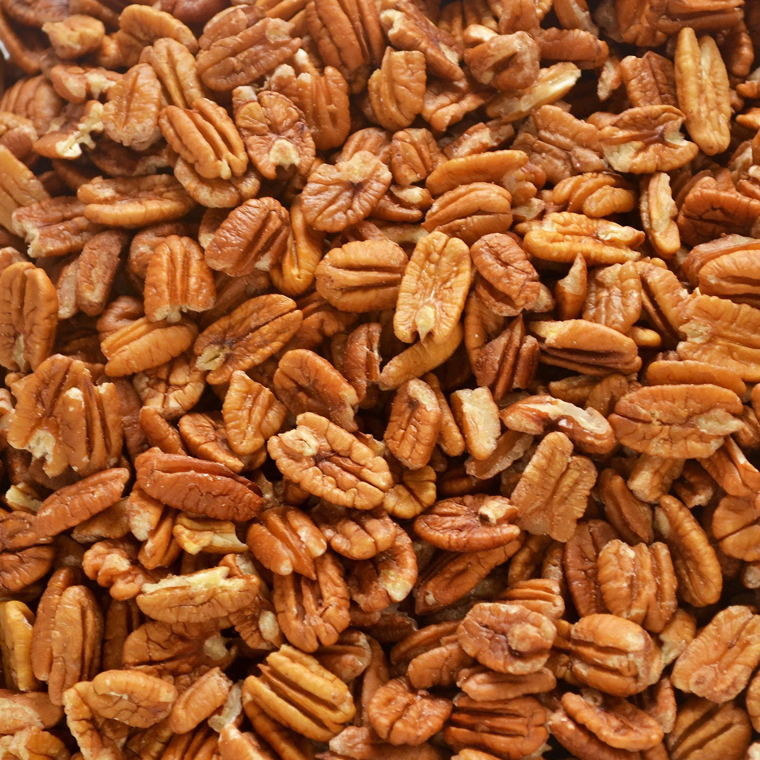 Pecan Shop Raw Unpasteurized Shelled Texas Native Pecans, Wild-Harvested And Tested Pesticide-Free Pecan Halves In Oxygen-Barrier Bag For Peak Freshness - 30 Lb