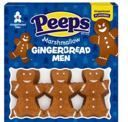 Peeps Gingerbread Marshmallow Chicks - 3 oz 6ct