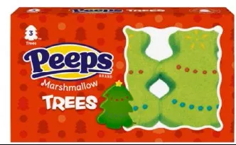 Peeps Marshmallow Christmas Trees - 1.5 oz 3ct